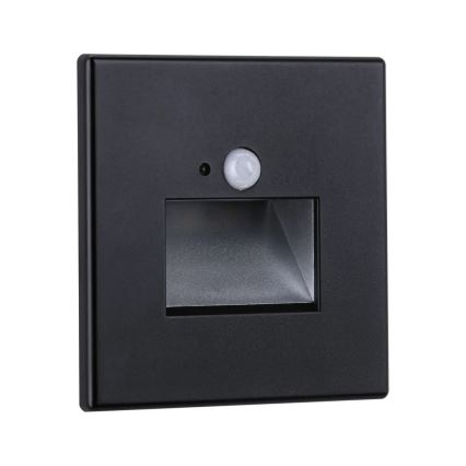 Paulmann  93135 - LED/1,2W Staircase light with sensor EDGE 230V black